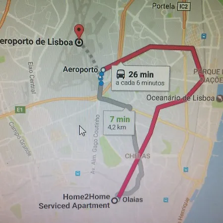 Home2home Appartement Lissabon